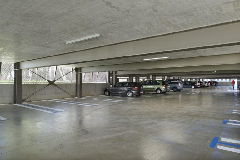 Indoor car park epoxy floor