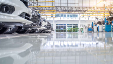 Auto Service Flooring Cover 5 tamirhane epoksi kaplama