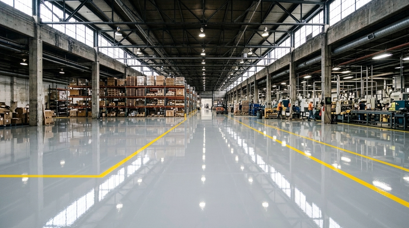 Industrial Epoxy Floor Repair: How Is It Done? Expert Factory Solutions